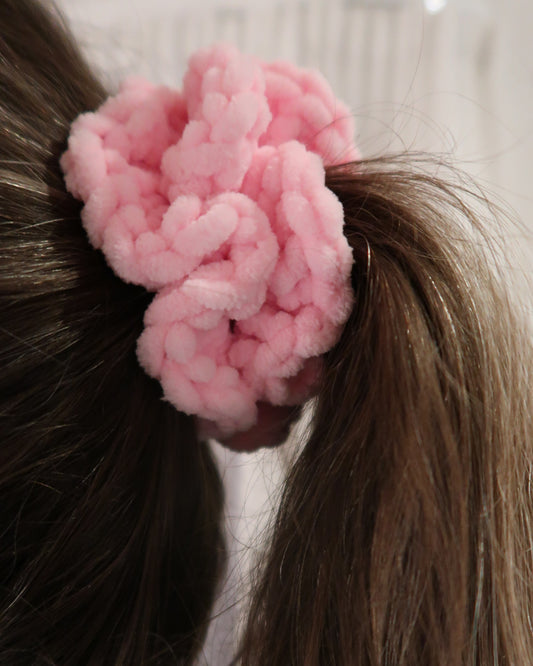 MYR | Hæklet scrunchie - Forårsfarver