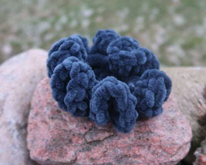 MYR | Hæklet scrunchie - Vinterfarver