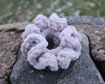 MYR | Hæklet scrunchie - Vinterfarver