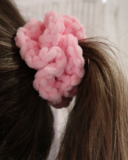 MYR | Hæklet scrunchie - Vinterfarver